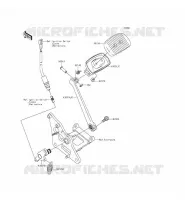 PEDALE DE FREIN/TORQUE LINK pour Kawasaki VULCAN 900 CLASSIC