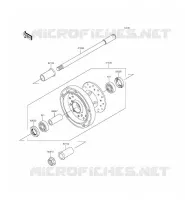 ROUE AVANT pour Kawasaki VULCAN 900 CLASSIC