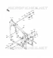 SUPPORT MOTEUR pour Kawasaki VULCAN 900 CLASSIC