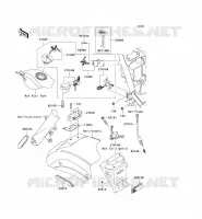 CONTACTEUR SERRURE/R&Eacute;FLECTEUR pour Kawasaki VN900 CUSTOM