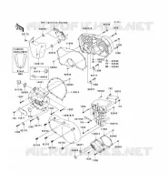 COUVERCLES MOTEUR pour Kawasaki VN900 CUSTOM