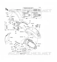 GARDE BOUE pour Kawasaki VN900 CUSTOM