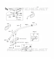 GUIDON pour Kawasaki VN900 CUSTOM