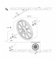 ROUE AVANT pour Kawasaki VN900 CUSTOM