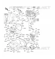 COUVERCLES MOTEUR pour Kawasaki VN900 CUSTOM