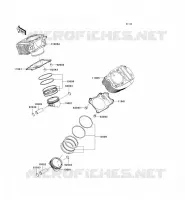 CYLINDRE/PISTON pour Kawasaki VN900 CUSTOM