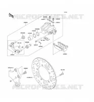 FREIN ARRIERE pour Kawasaki VN900 CUSTOM