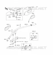 GUIDON pour Kawasaki VN900 CUSTOM