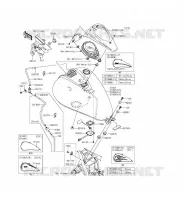 RESERVOIR CARBURANT pour Kawasaki VULCAN 900 CUSTOM