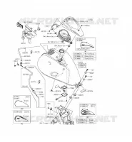 RESERVOIR CARBURANT pour Kawasaki VULCAN 900 CUSTOM