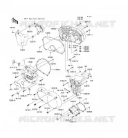 COUVERCLES MOTEUR pour Kawasaki VN900 CLASSIC LT