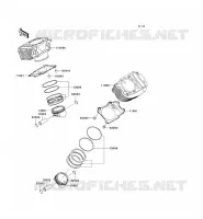 CYLINDRE/PISTON pour Kawasaki VN900 CLASSIC LT