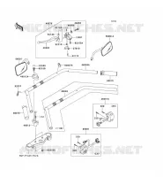 GUIDON pour Kawasaki VN900 CLASSIC LT