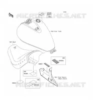 LABEL pour Kawasaki VN900 CLASSIC LT