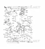 PIECE DE CADRE (COUVERTURE) pour Kawasaki VN900 CLASSIC LT
