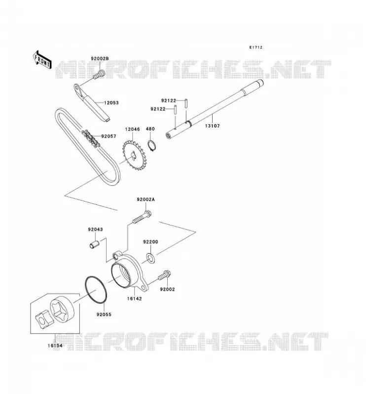 POMPE A HUILE Kawasaki MOTOS 900 2009 VN900 CLASSIC LT  VN900D9F