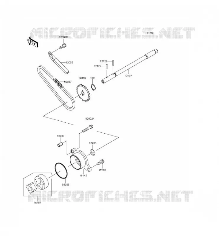 POMPE A HUILE Kawasaki MOTOS 900 2011 VULCAN 900 CLASSIC LT  VN900DBF