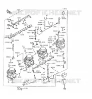 CARBURATEUR(2/2) pour Kawasaki GT750