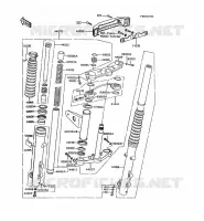 FOURCHE pour Kawasaki GT750