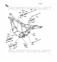 PIECE DE CADRE (COUVERTURE) pour Kawasaki GT750