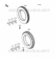 PNEUS pour Kawasaki GT750