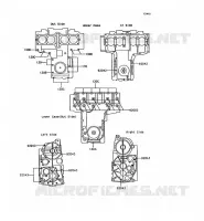 BOULON CARTER MOTEUR pour Kawasaki GT750