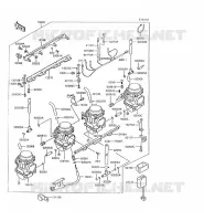 CARBURATEUR(2/2) pour Kawasaki GT750