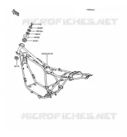 CH&Acirc;SSIS pour Kawasaki GT750