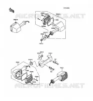 CLIGNOTANTS pour Kawasaki GT750