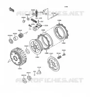 EMBRAYAGE pour Kawasaki GT750