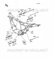 PIECE DE CADRE (COUVERTURE) pour Kawasaki GT750
