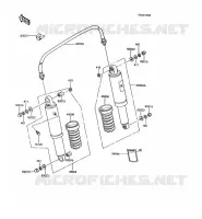 SUSPENSION/AMORTISSEUR pour Kawasaki GT750