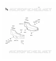 CACHE LAT&Eacute;RAL pour Kawasaki 1000GTR
