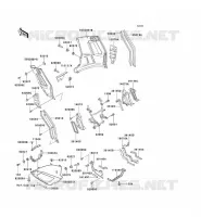 CARENAGE INFERIEUR pour Kawasaki 1000GTR