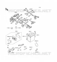 CHASSIS EQUIPMENT ELECTRIQUE pour Kawasaki 1000GTR