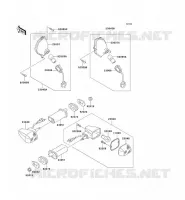 CLIGNOTANTS pour Kawasaki 1000GTR