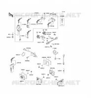 CONTACTEUR SERRURE/R&Eacute;FLECTEUR pour Kawasaki 1000GTR