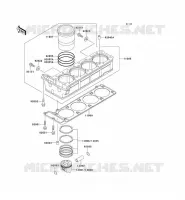 CYLINDRE/PISTON pour Kawasaki 1000GTR