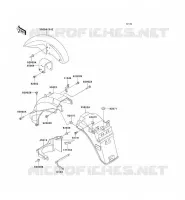 GARDE BOUE pour Kawasaki 1000GTR