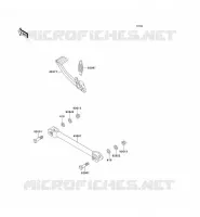 PEDALE DE FREIN/TORQUE LINK pour Kawasaki 1000GTR