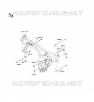 PIECE DE CADRE (COUVERTURE) pour Kawasaki 1000GTR