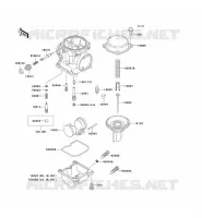 PI&Egrave;CES DE CARBURATEUR pour Kawasaki 1000GTR