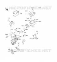 SUPPORT BATTERIE pour Kawasaki 1000GTR