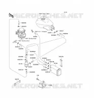 SYSTEME D'EVAPORATION CARBURANT pour Kawasaki 1000GTR