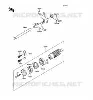 BARILLET/FOURCHETTE pour Kawasaki 1000GTR
