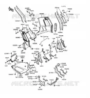 CARENAGE INFERIEUR pour Kawasaki 1000GTR