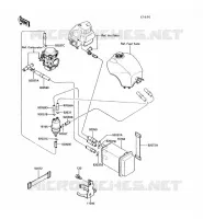 CARTOUCHE(CA) pour Kawasaki 1000GTR