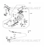 EMBRAYAGE MAITRE CYLINDRE pour Kawasaki 1000GTR