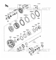 EMBRAYAGE pour Kawasaki 1000GTR