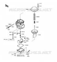 PI&Egrave;CES DE CARBURATEUR pour Kawasaki 1000GTR
